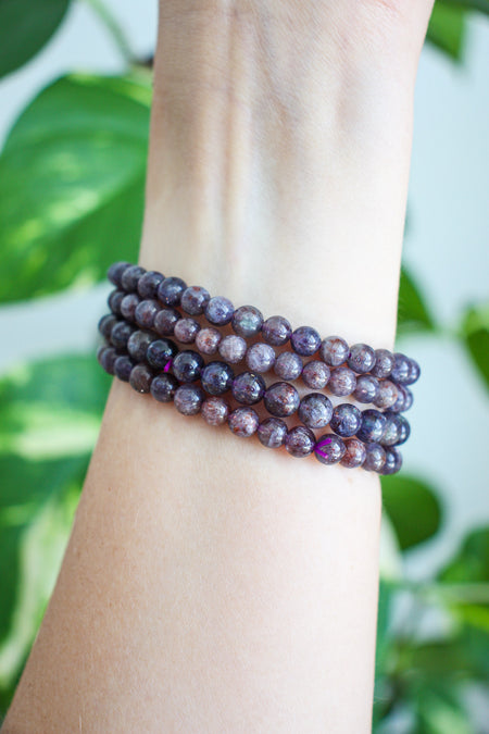 Beautiful sparkling purple Iolite bracelet