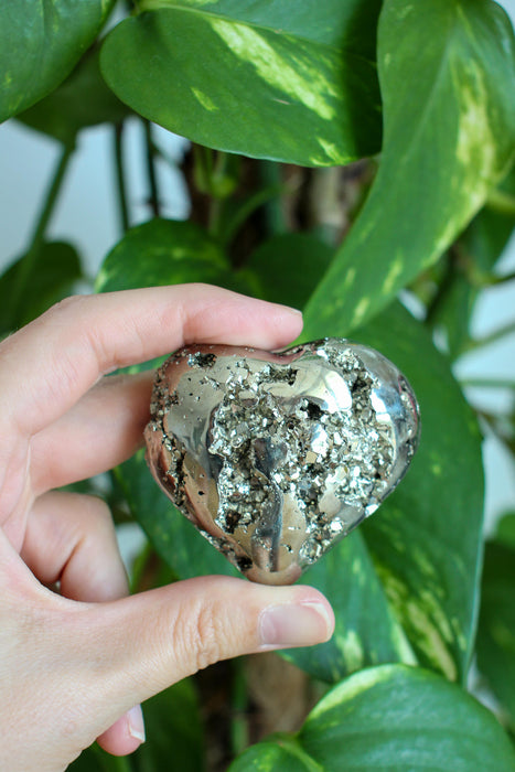 Pyrite Heart - medium