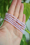 A stack of 5 pink opalite bracelets. Dubai crystals. 23 Urban