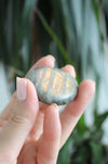 Orange flash Labradorite Palm Stone. 23 Urban. Dubai Crystals.